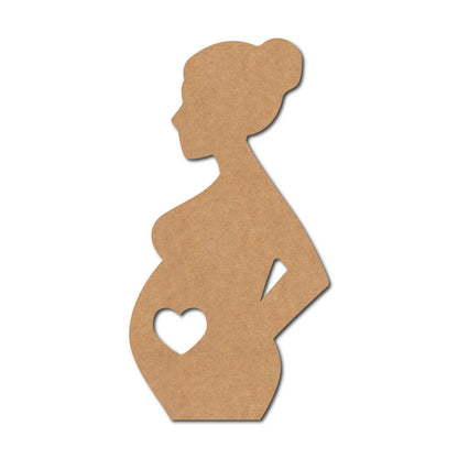 Pregnant Mother Cutout MDF Design 4