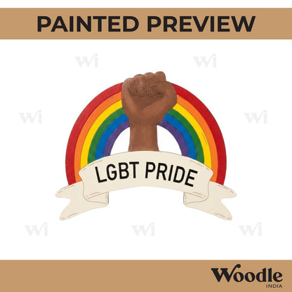 Pride LGBTQ+ Pre Marked Base MDF Design 1