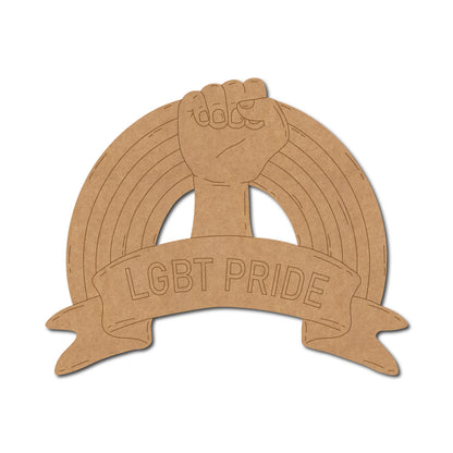 Pride LGBTQ+ Pre Marked Base MDF Design 1