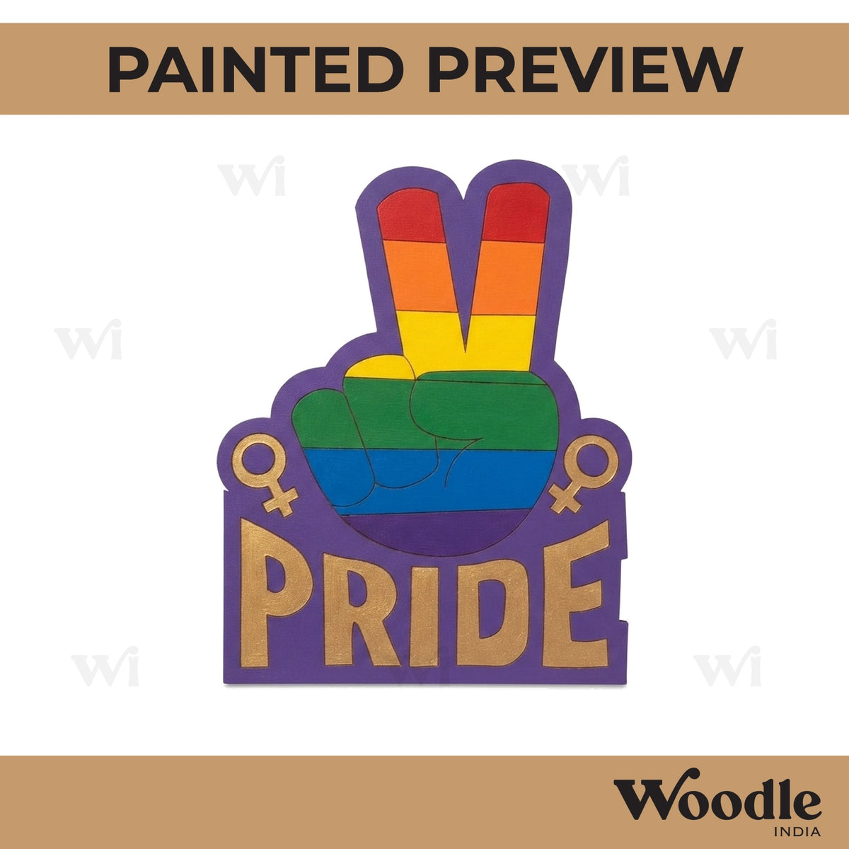 Pride LGBTQ+ Pre Marked MDF Design 1