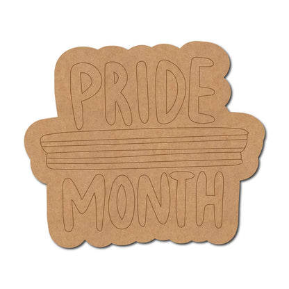 Pride Month LGBTQ+ Pre Marked Base MDF Design 1