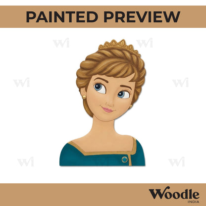 Princess Elsa Frozen Pre Marked MDF Design 1