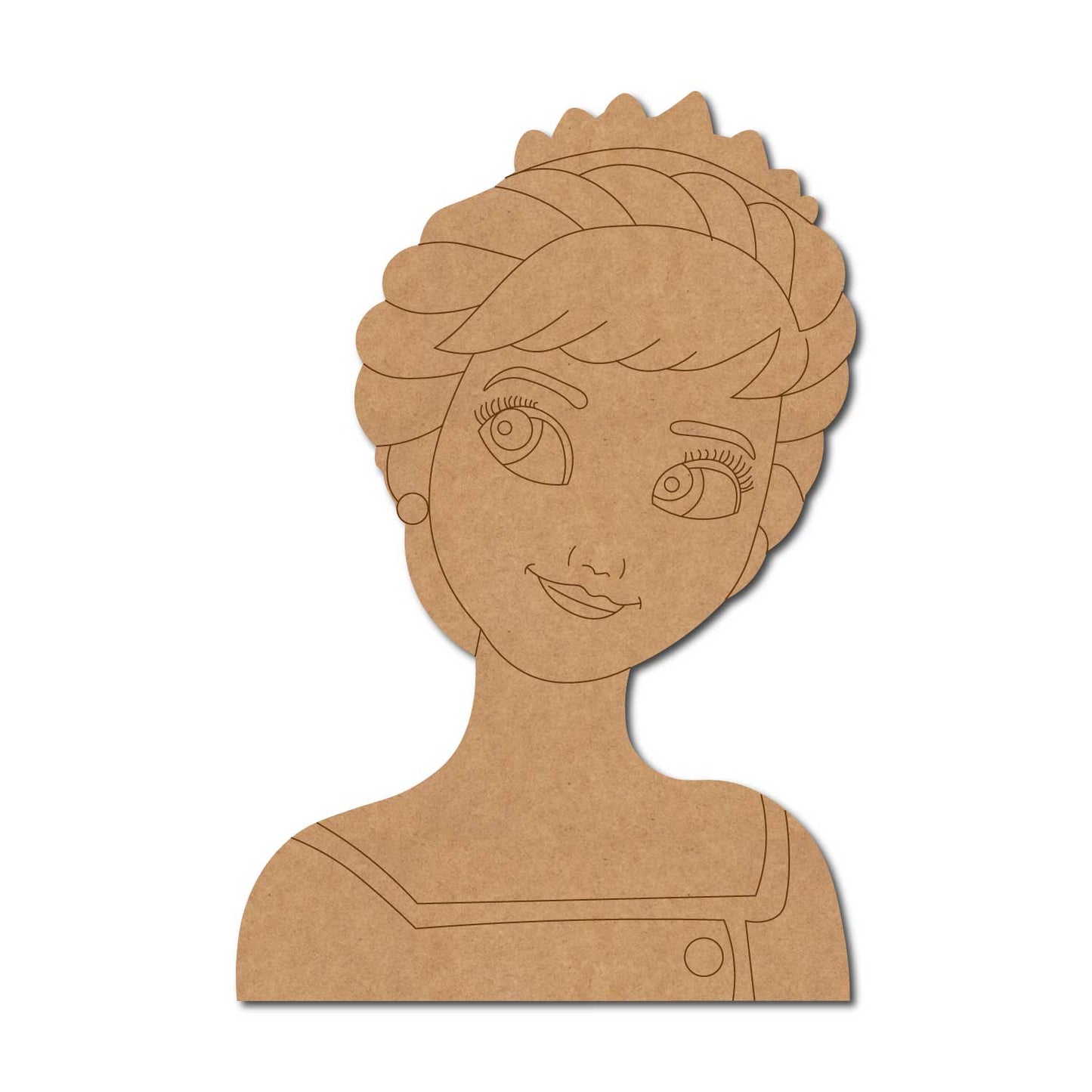 Princess Elsa Frozen Pre Marked MDF Design 1