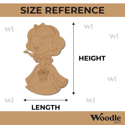 Princess Snow White Pre Marked MDF Design 1