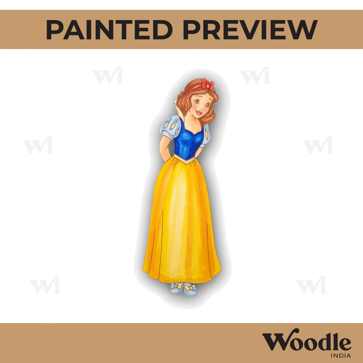 Princess Snow White Pre Marked MDF Design 2