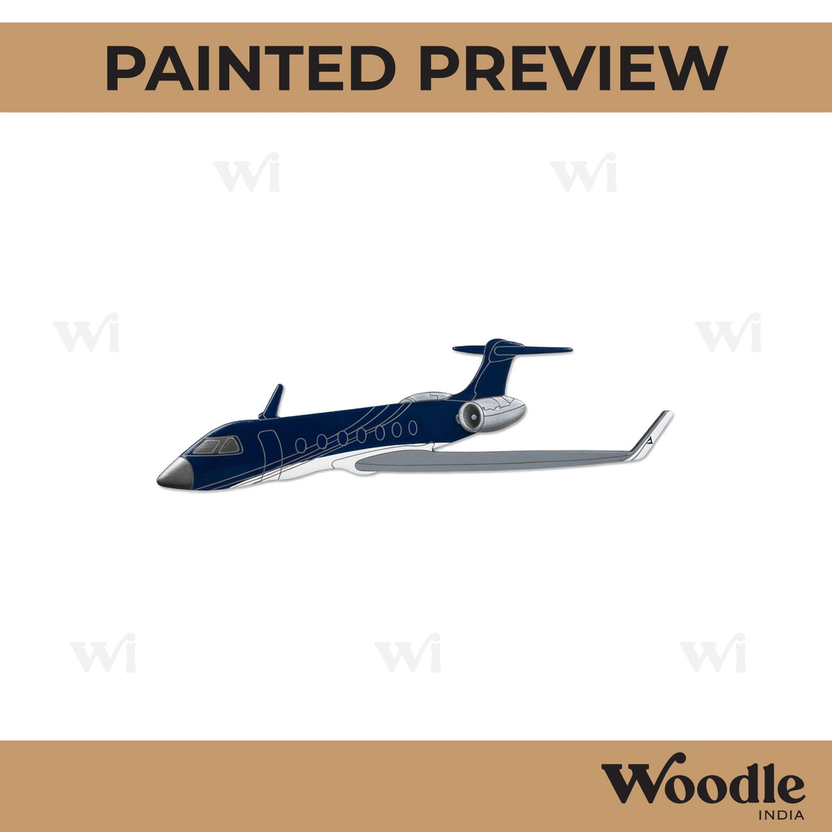 Private Jet Pre Marked MDF Design 1
