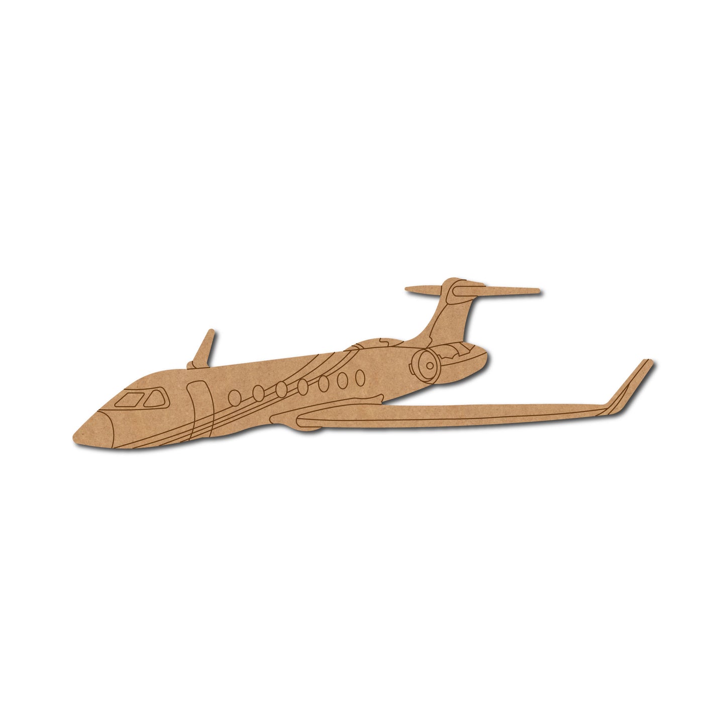 Private Jet Pre Marked MDF Design 1