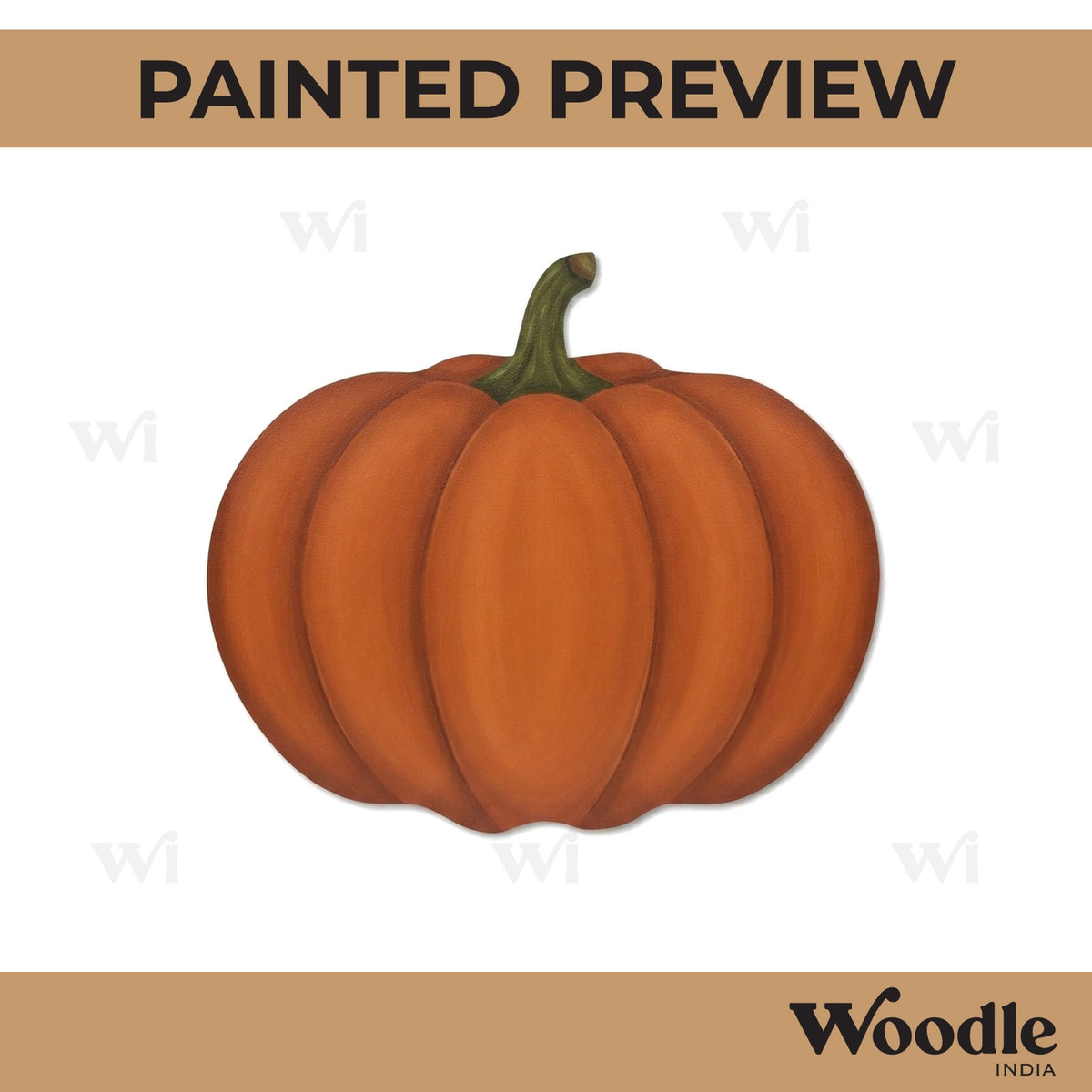 Pumpkin Cutout MDF Design 1