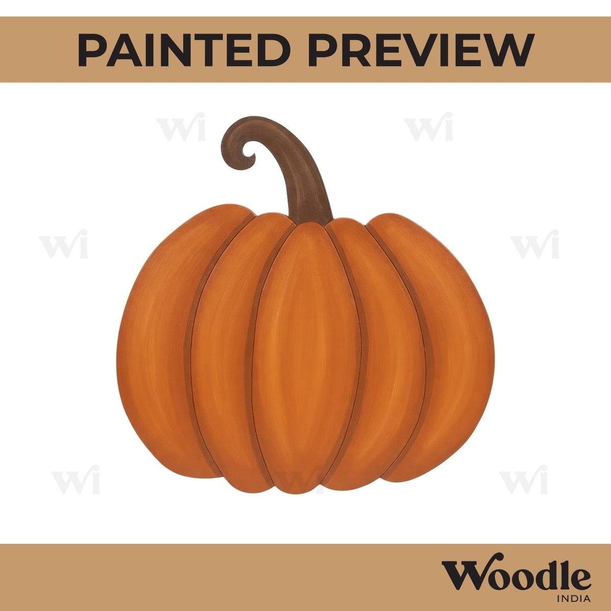 Pumpkin Pre Marked MDF Design 3