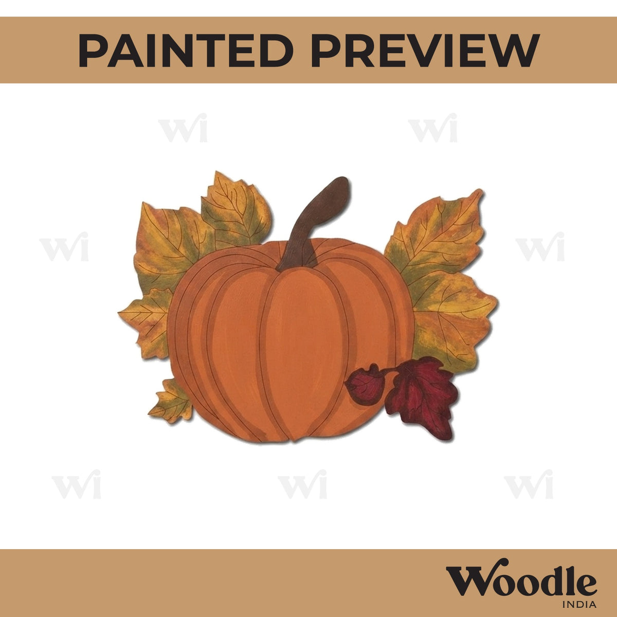 Pumpkin Pre Marked MDF Design 6