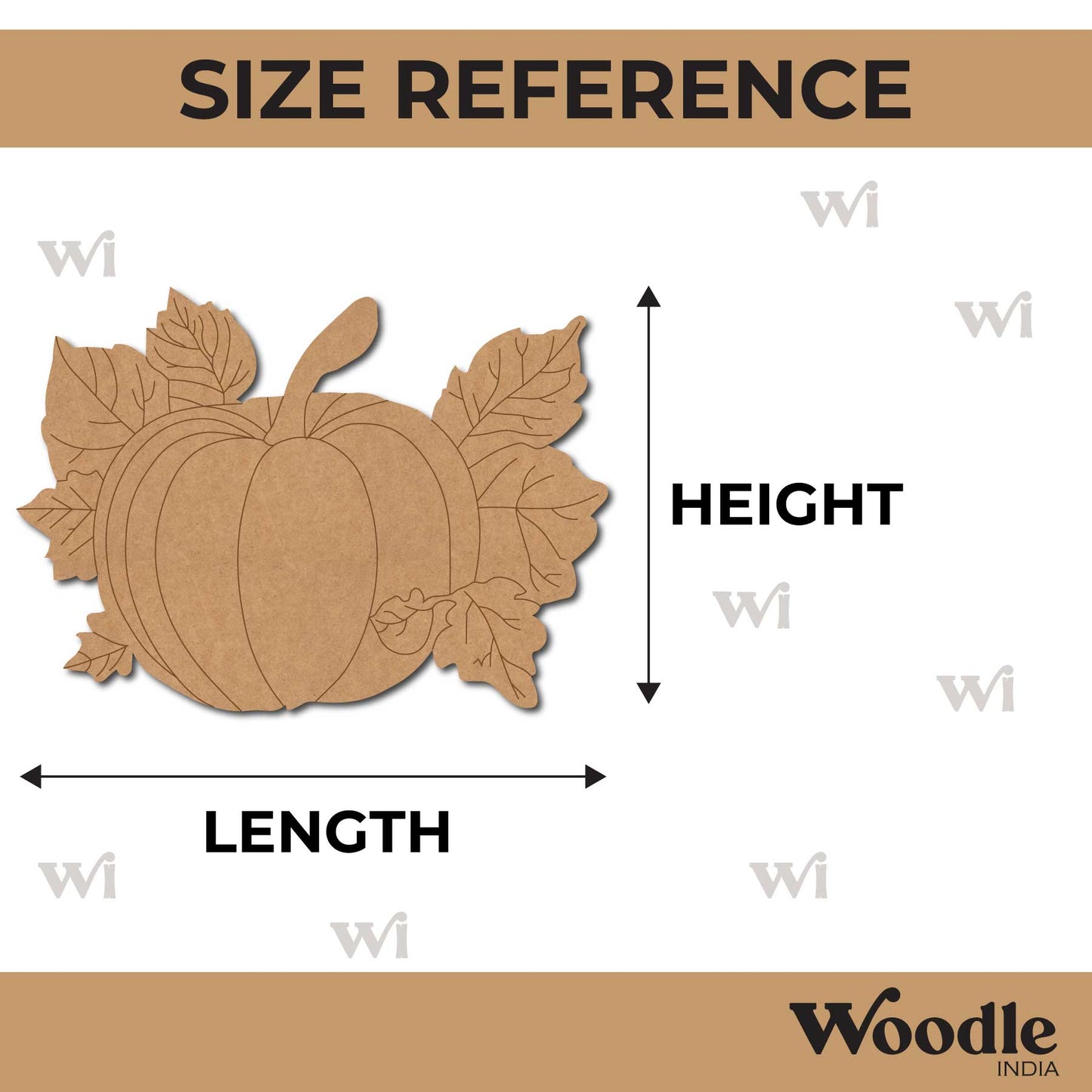 Pumpkin Pre Marked MDF Design 6
