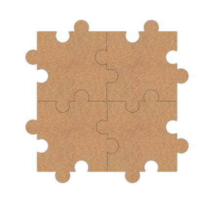 Puzzle Set Cutout MDF Design 2