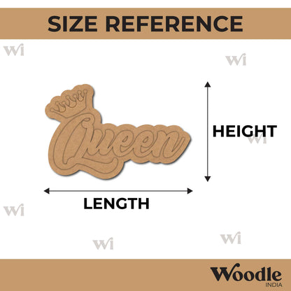Queen Crown Base MDF Design 1