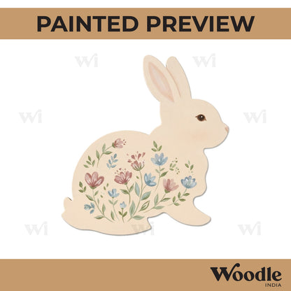 Rabbit Cutout MDF Design 1
