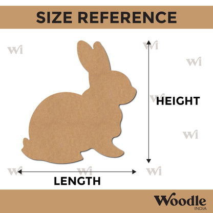 Rabbit Cutout MDF Design 1