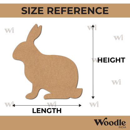 Rabbit Cutout MDF Design 4