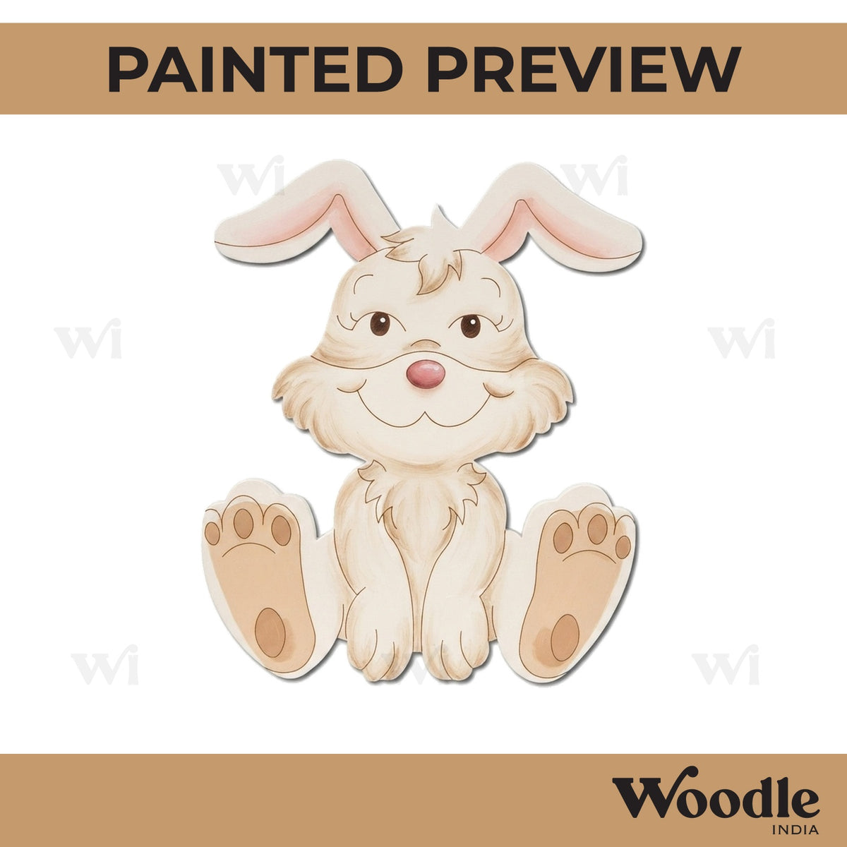 Rabbit Pre Marked MDF Design 1