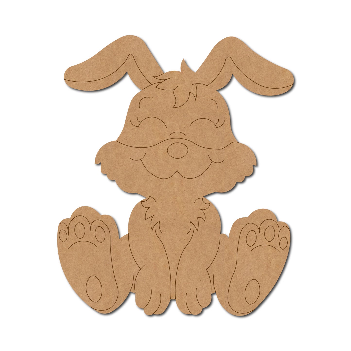 Rabbit Pre Marked MDF Design 1