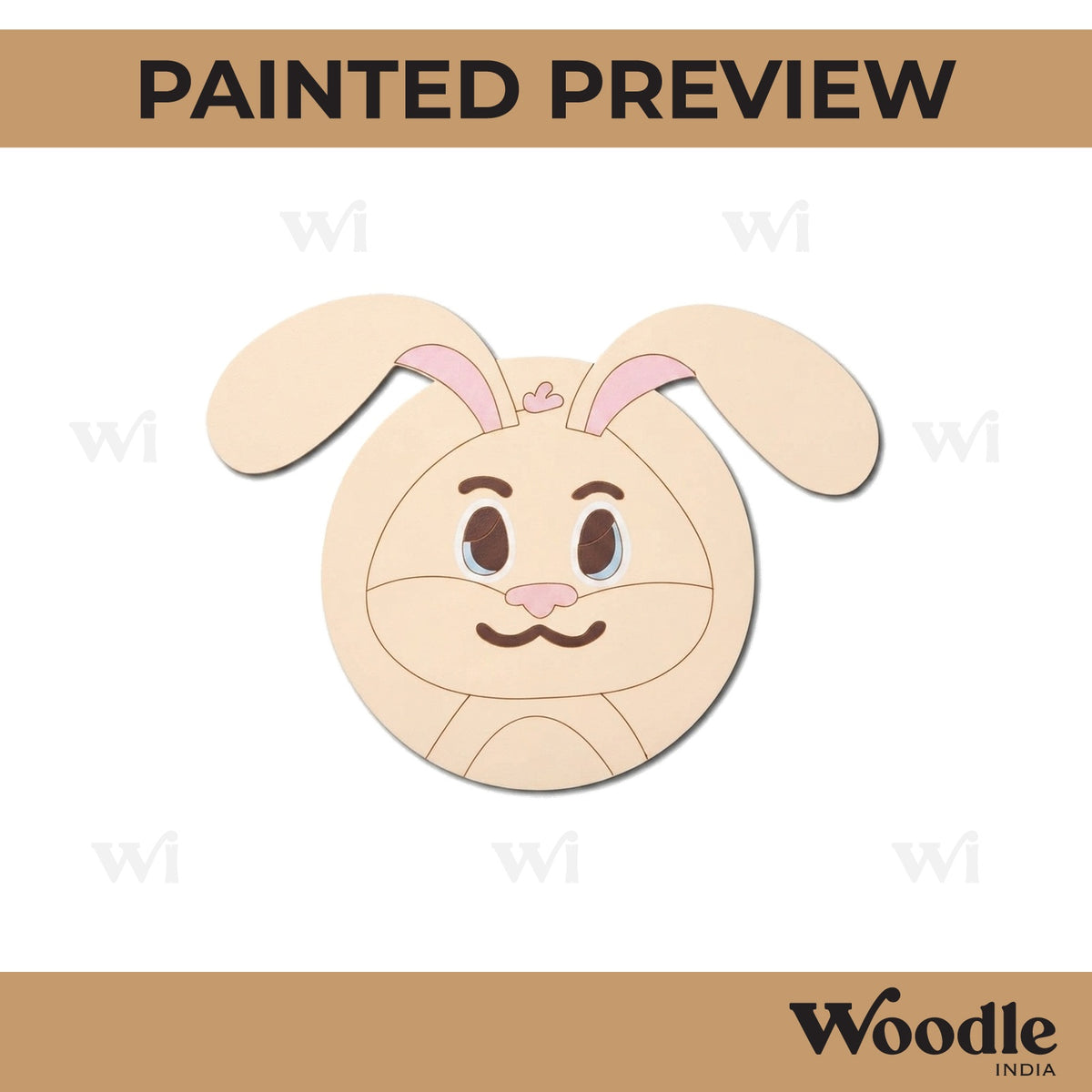 Rabbit Pre Marked MDF Design 10