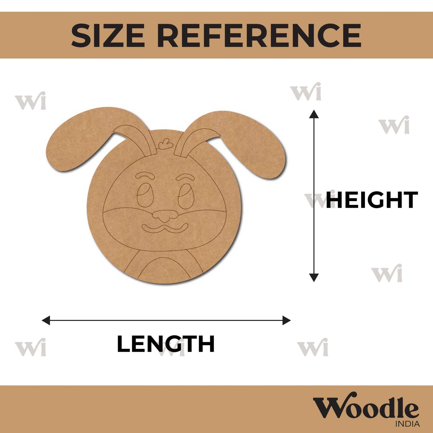 Rabbit Pre Marked MDF Design 10