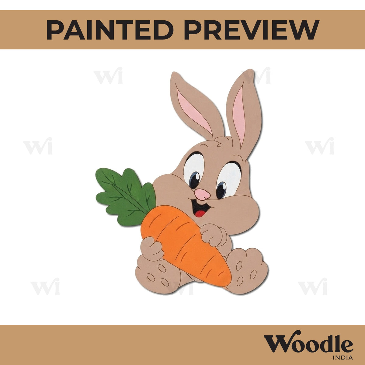 Rabbit Pre Marked MDF Design 4