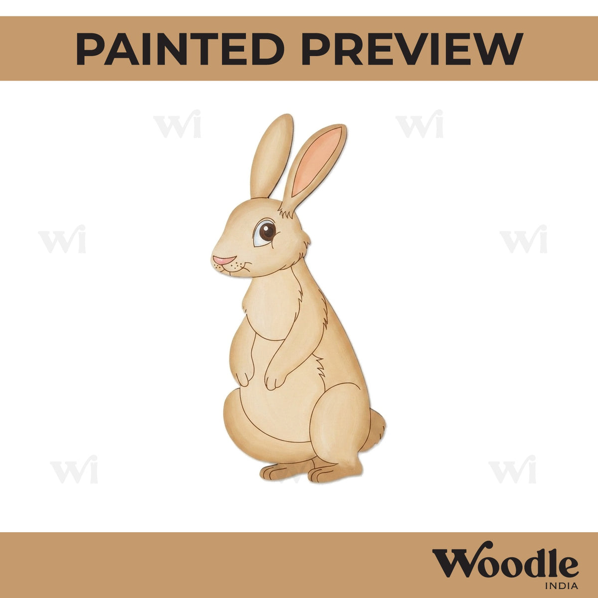 Rabbit Pre Marked MDF Design 6