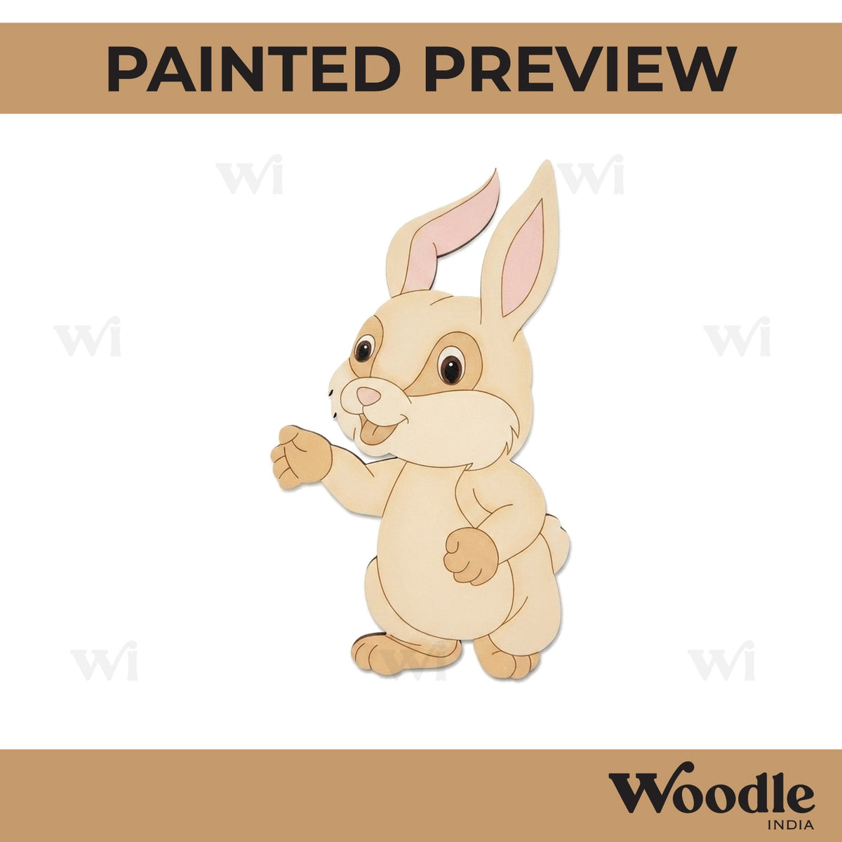 Rabbit Pre Marked MDF Design 8