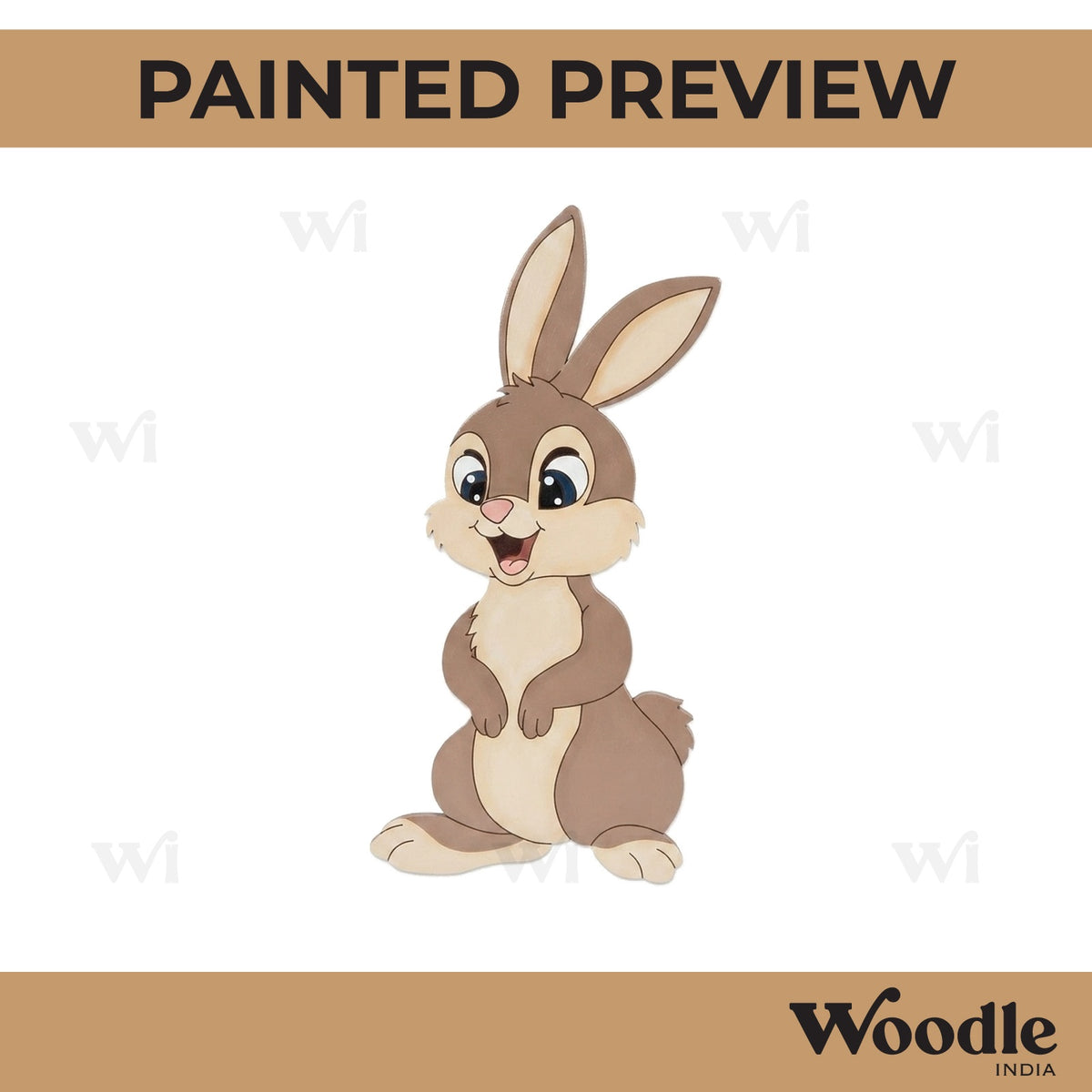 Rabbit Pre Marked MDF Design 9