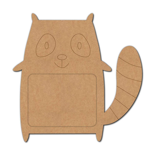 Raccoon Frame Pre Marked MDF Design 1