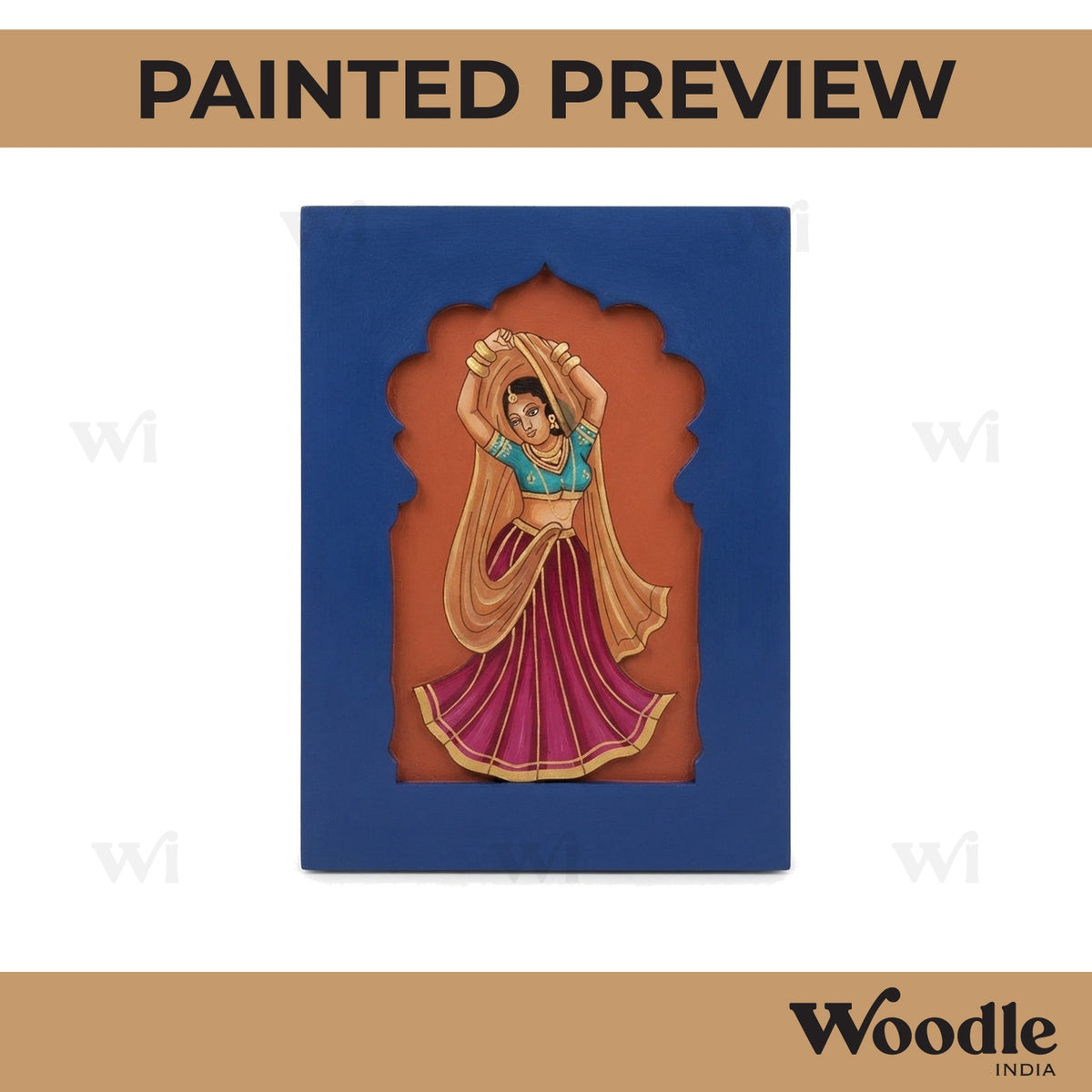 Radha Jharokha Pre Marked MDF Design 1