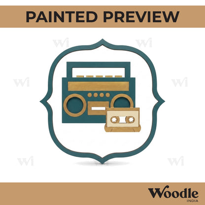 Radio Pre Marked Base MDF Design 1