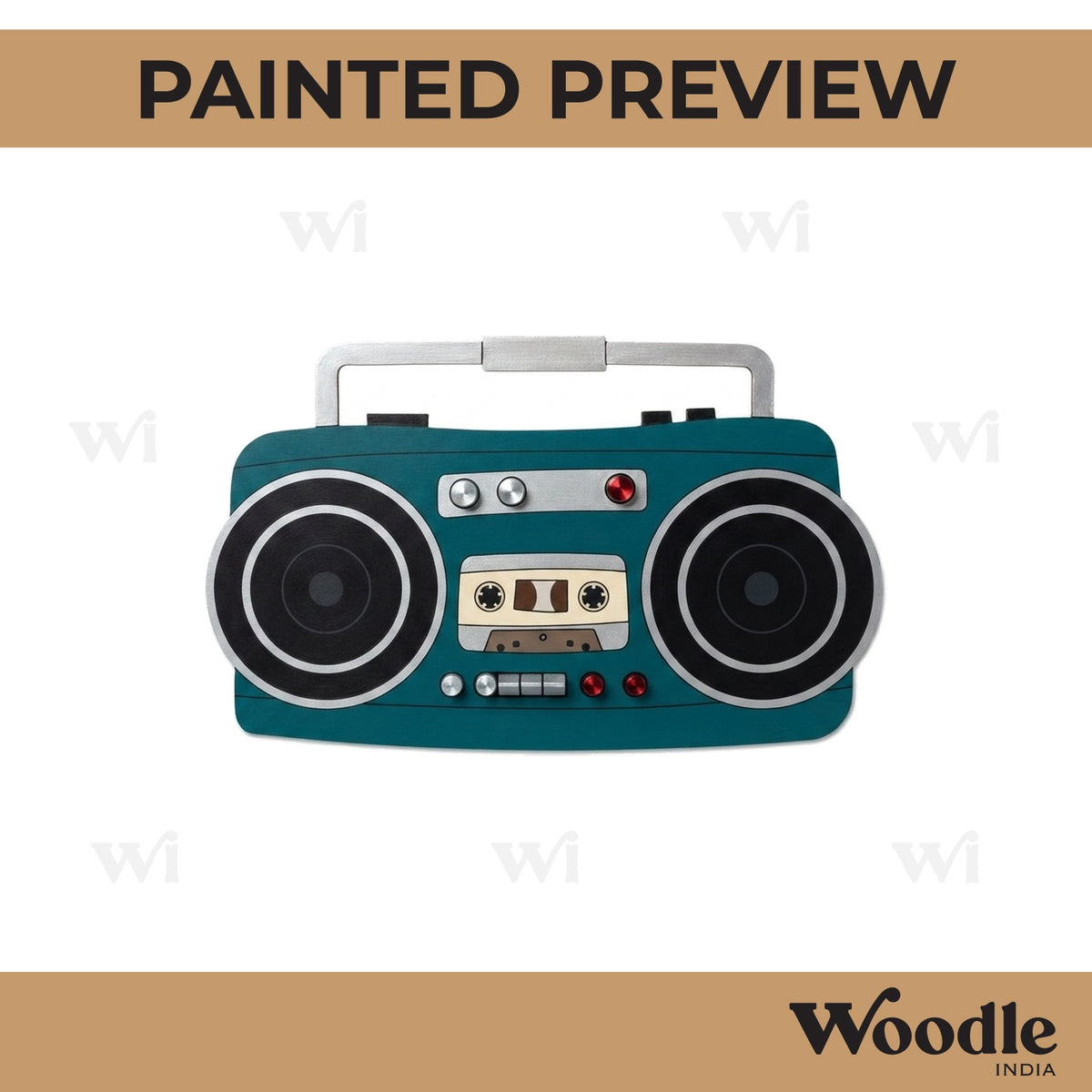 Radio Pre Marked MDF Design 1