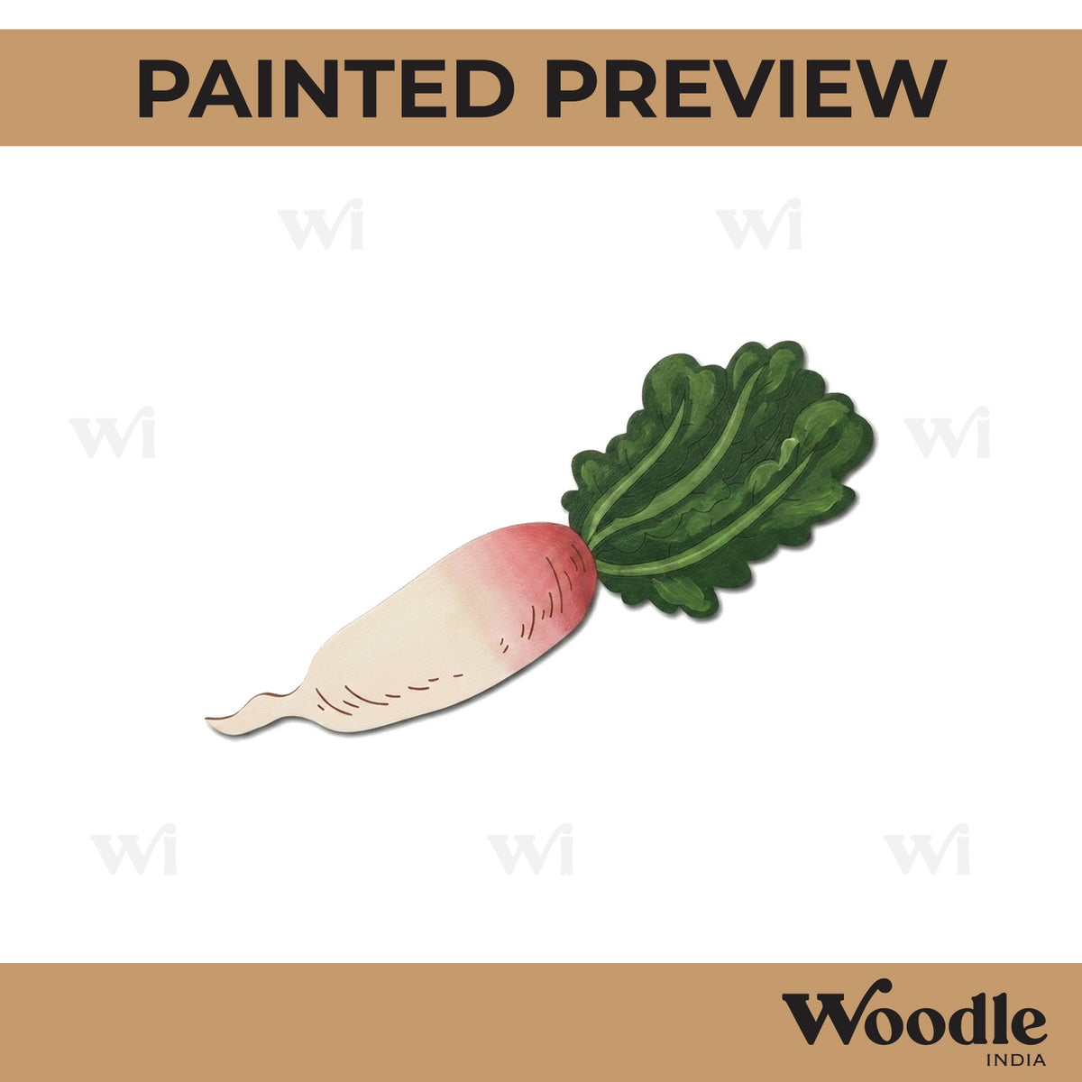 Radish Pre Marked MDF Design 1