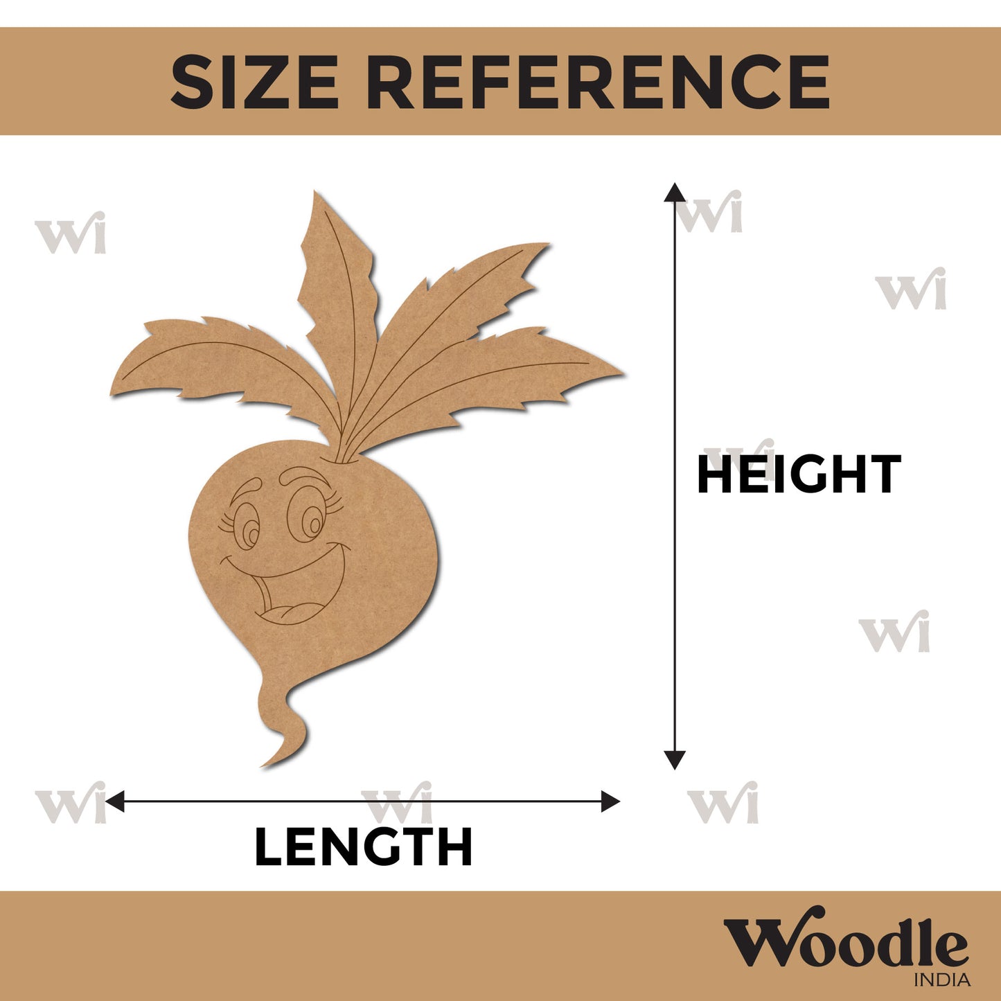 Radish Pre Marked MDF Design 3