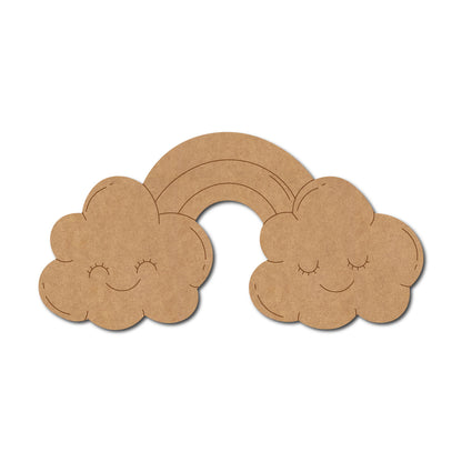 Rainbow Cartoon Pre Marked MDF Design 1