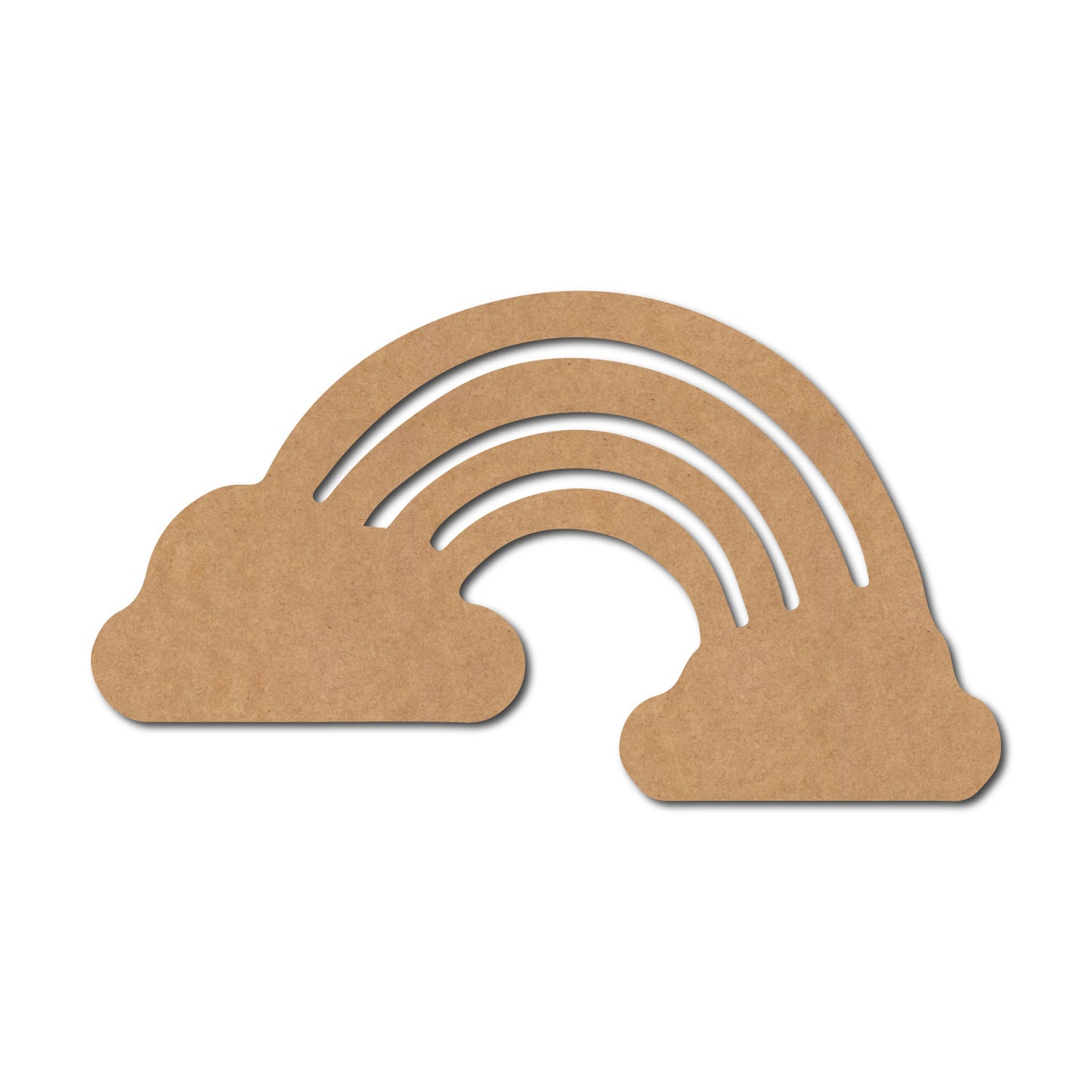 Rainbow Cutout MDF Design 1