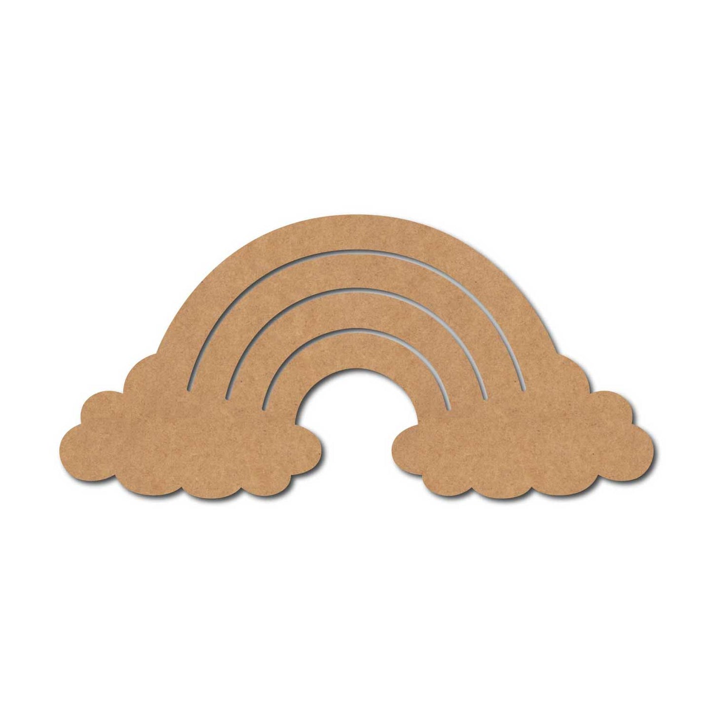 Rainbow Cutout MDF Design 2
