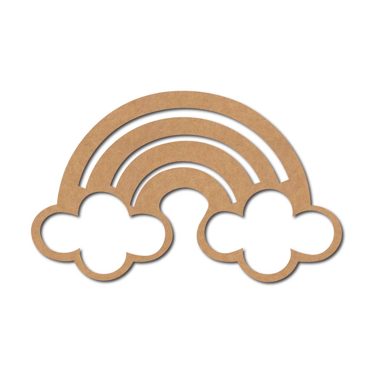 Rainbow Cutout MDF Design 3