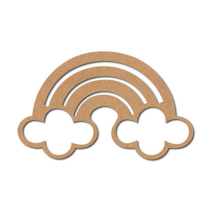 Rainbow Cutout MDF Design 3