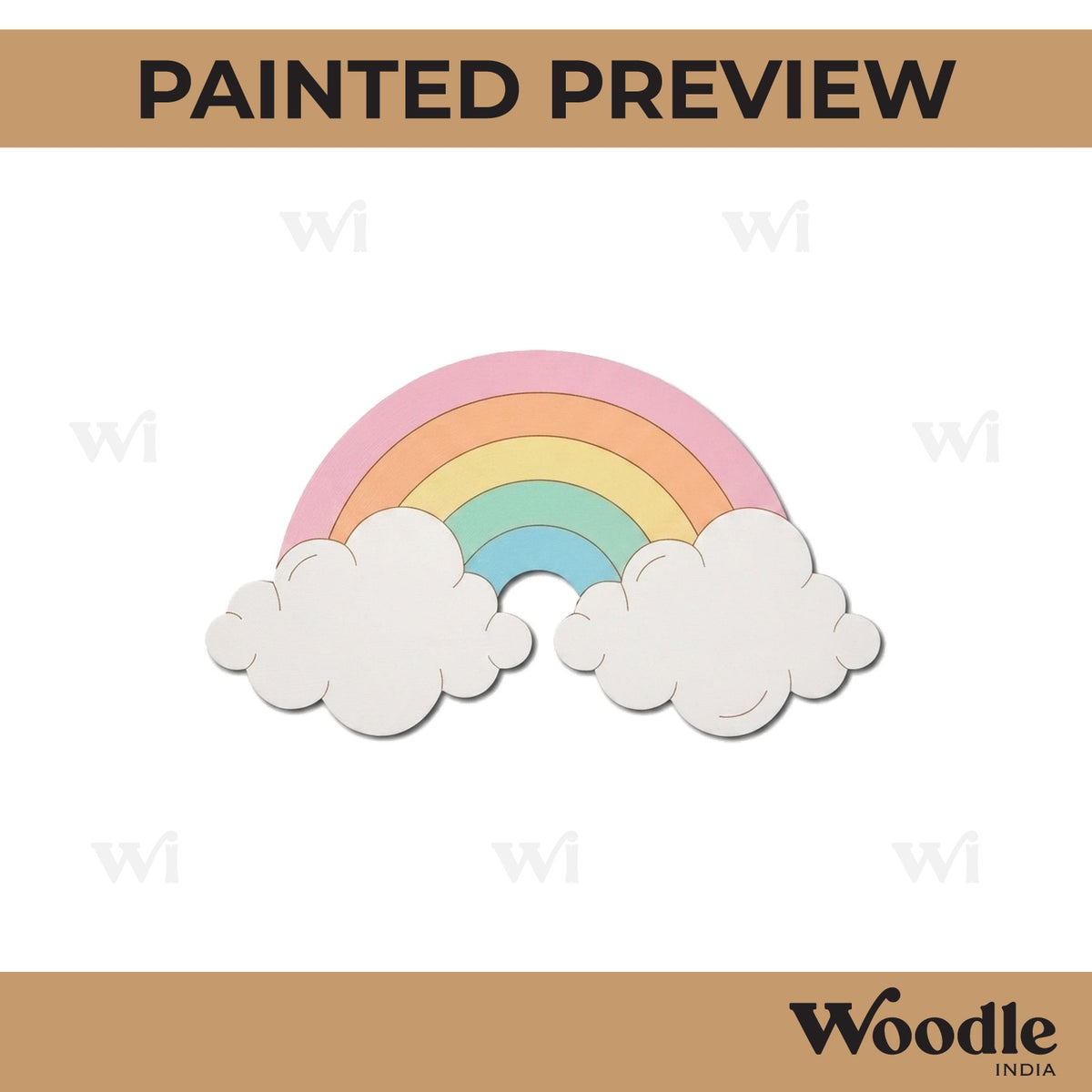 Rainbow Pre Marked MDF Design 3
