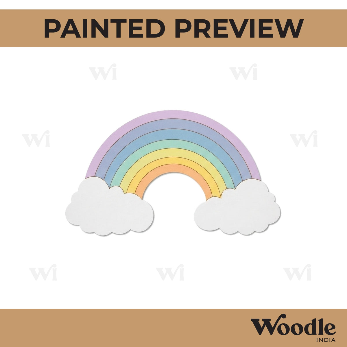 Rainbow Pre Marked MDF Design 4