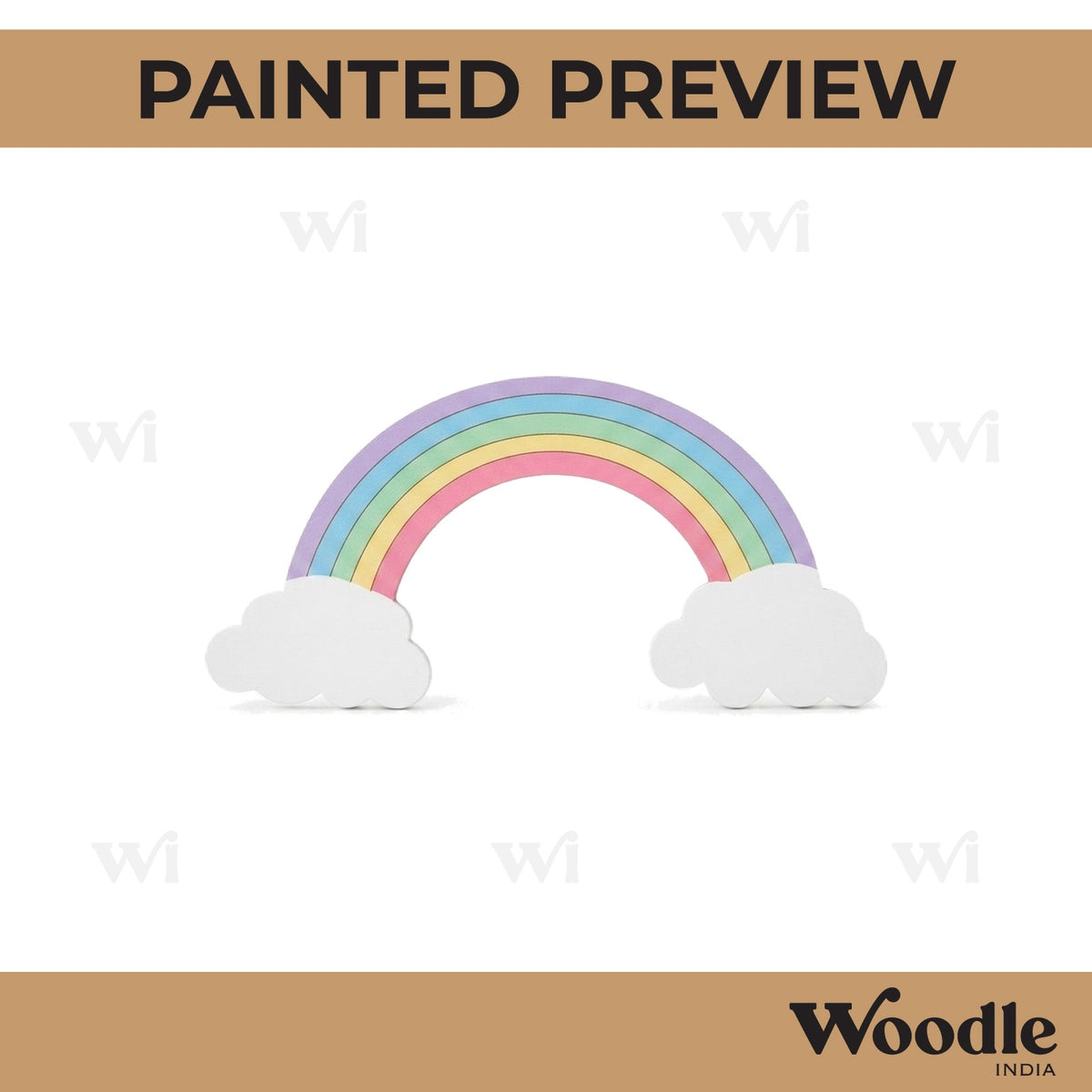 Rainbow Pre Marked MDF Design 5