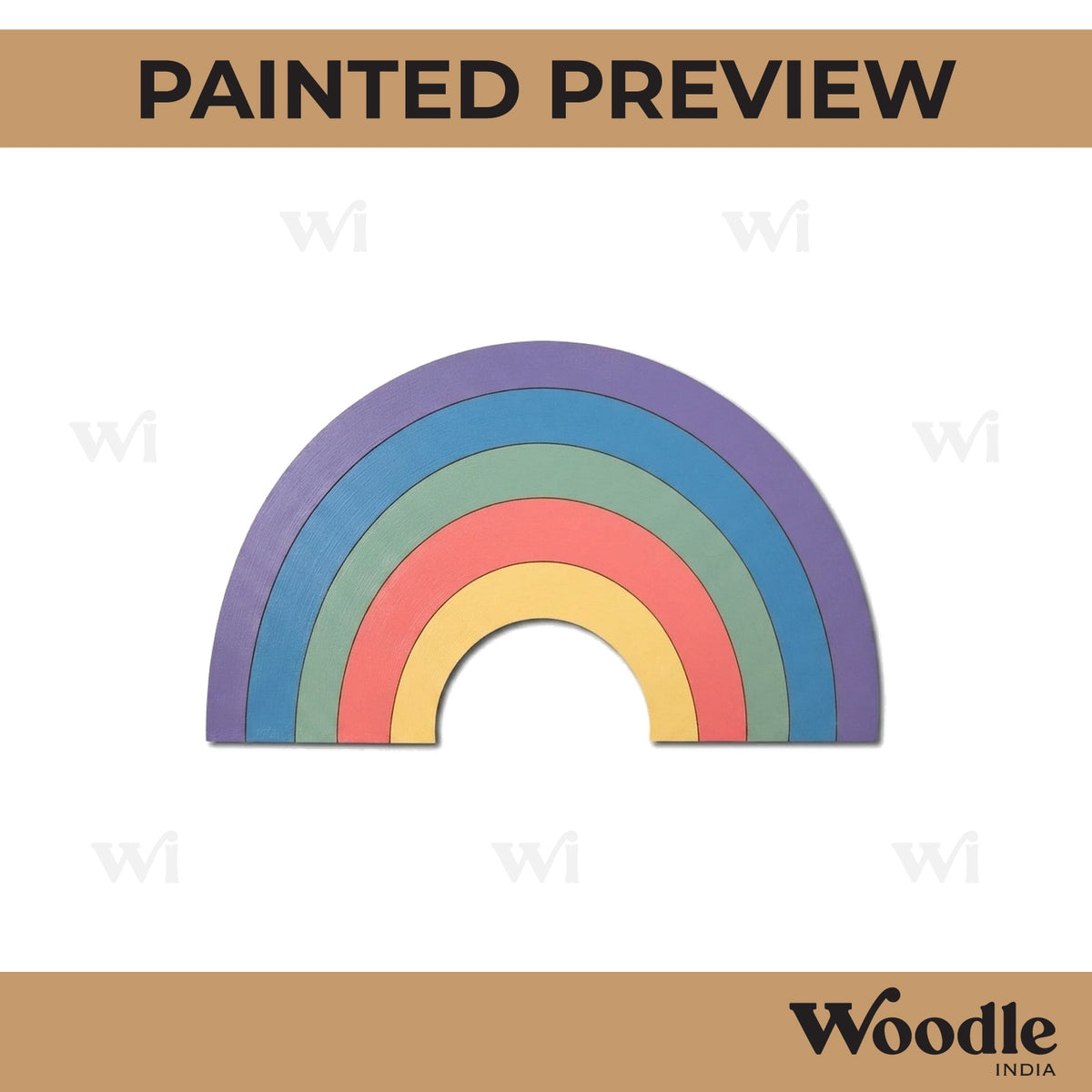 Rainbow Pre Marked MDF Design 8