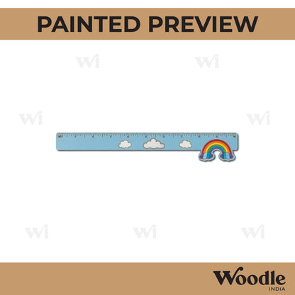 Rainbow Ruler Scale MDF Design 1