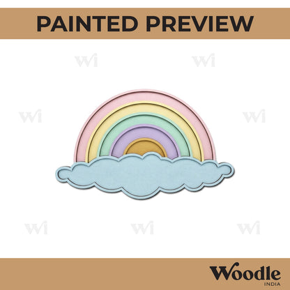 Rainbow Mosaic Art MDF Design 1