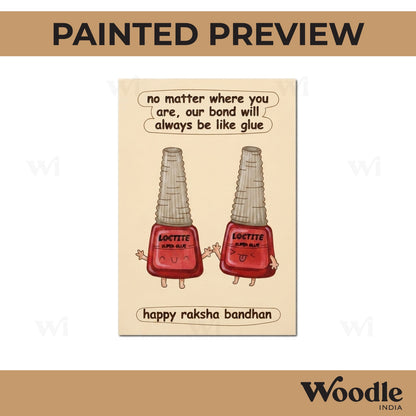 Raksha Bandhan Pre Marked Base MDF Design 1