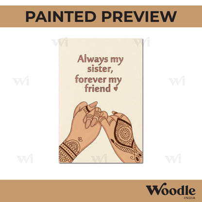 Raksha Bandhan Pre Marked Base MDF Design 10
