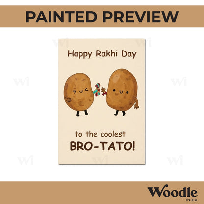 Raksha Bandhan Pre Marked Base MDF Design 2