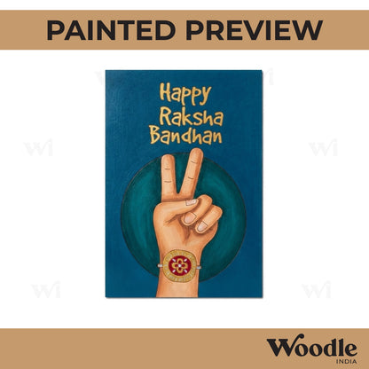 Raksha Bandhan Pre Marked Base MDF Design 7