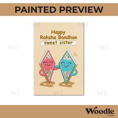 Raksha Bandhan Pre Marked Base MDF Design 9